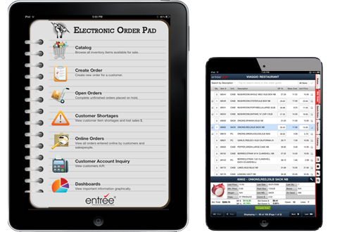 'layer slider','Electronic Order Pad layouts on tablet'